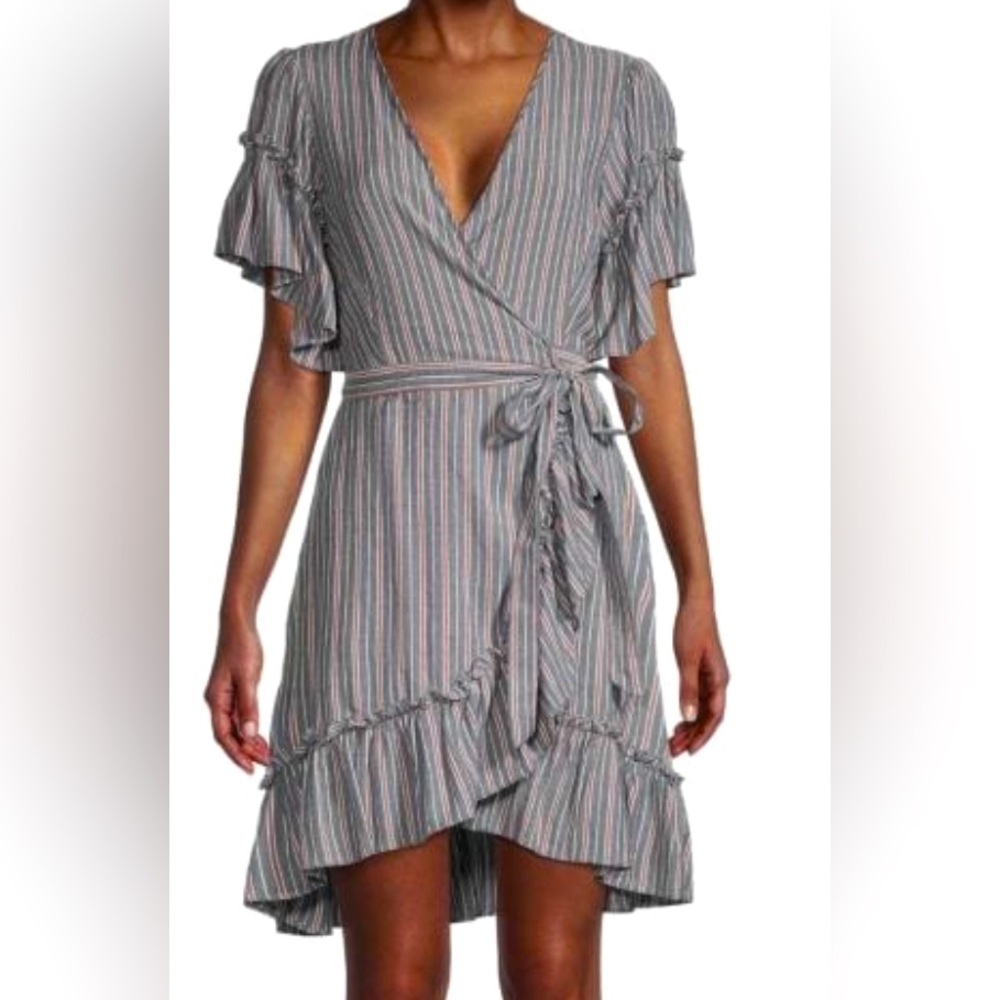 Ruffled Wrap Dress